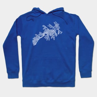 Cute Leafy Seadragon drawing Hoodie